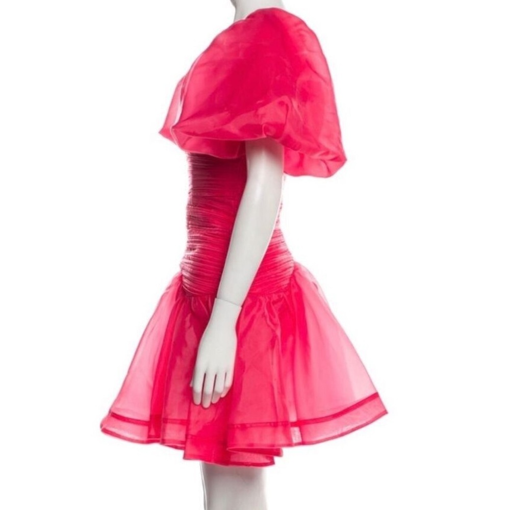 Aje Orange Puff Sleeve Mini Sundress - Picture 10 of 12